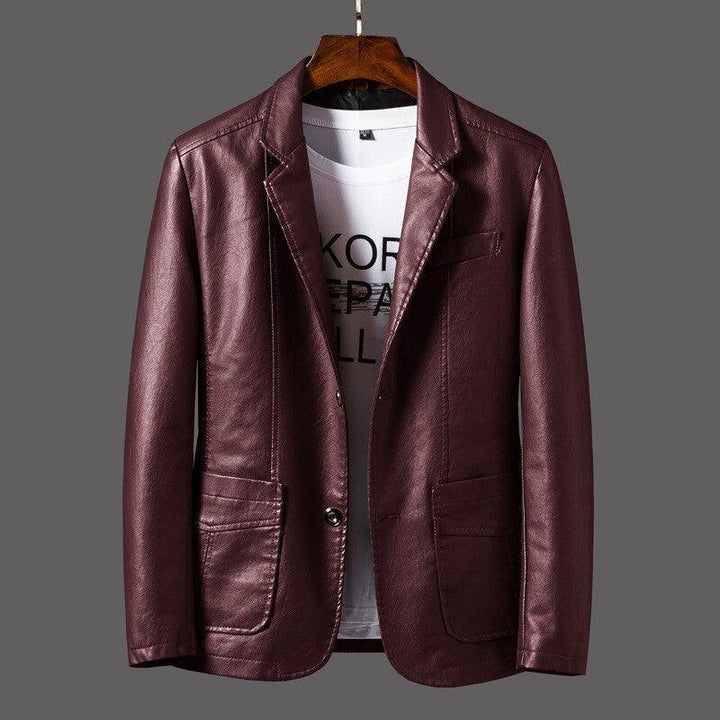 Veste en cuir pour hommes