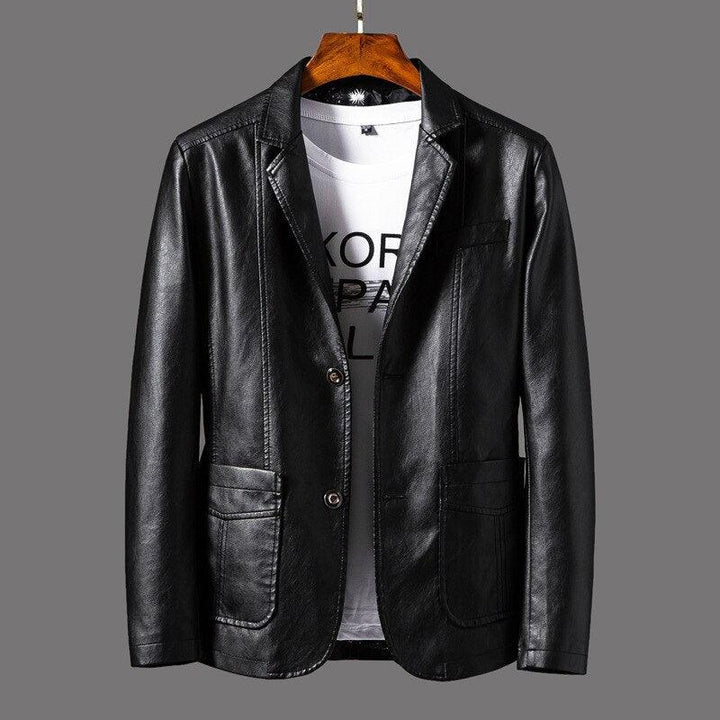 Veste en cuir pour hommes