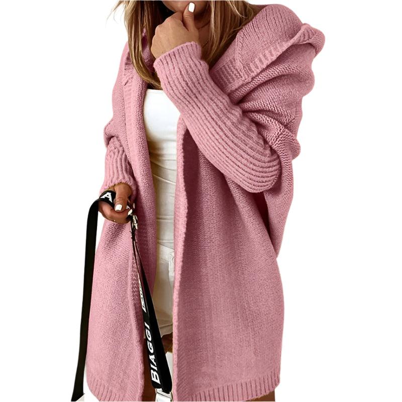 Amber | Cardigan oversize douillet pour femme | Capuche