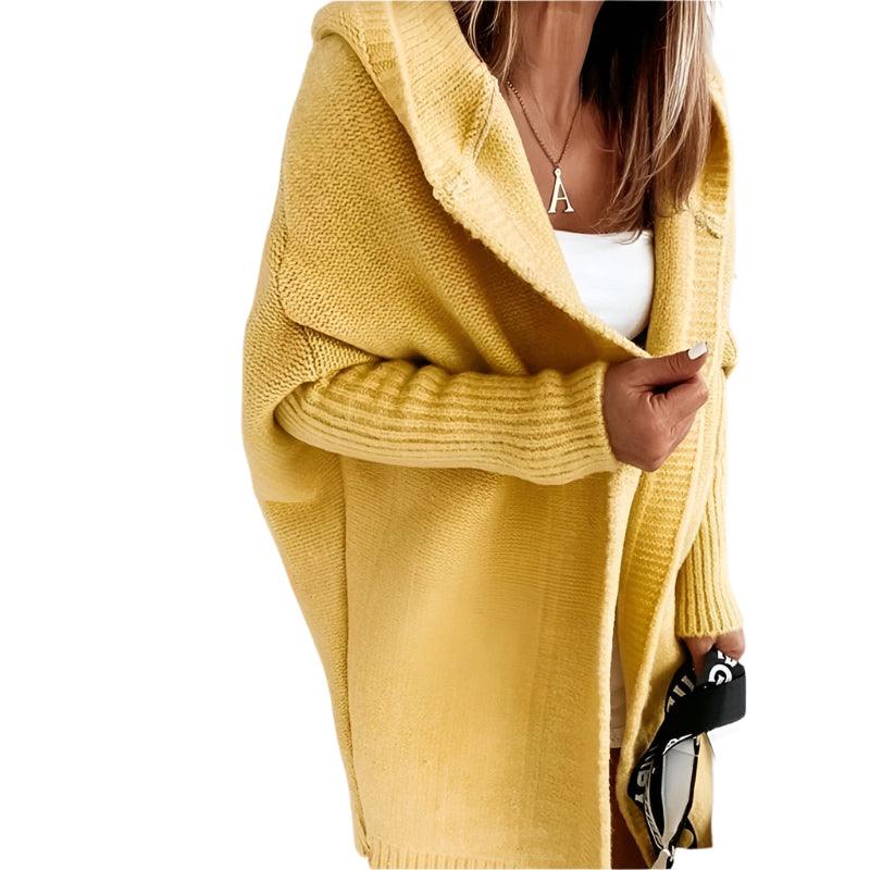 Amber | Cardigan oversize douillet pour femme | Capuche