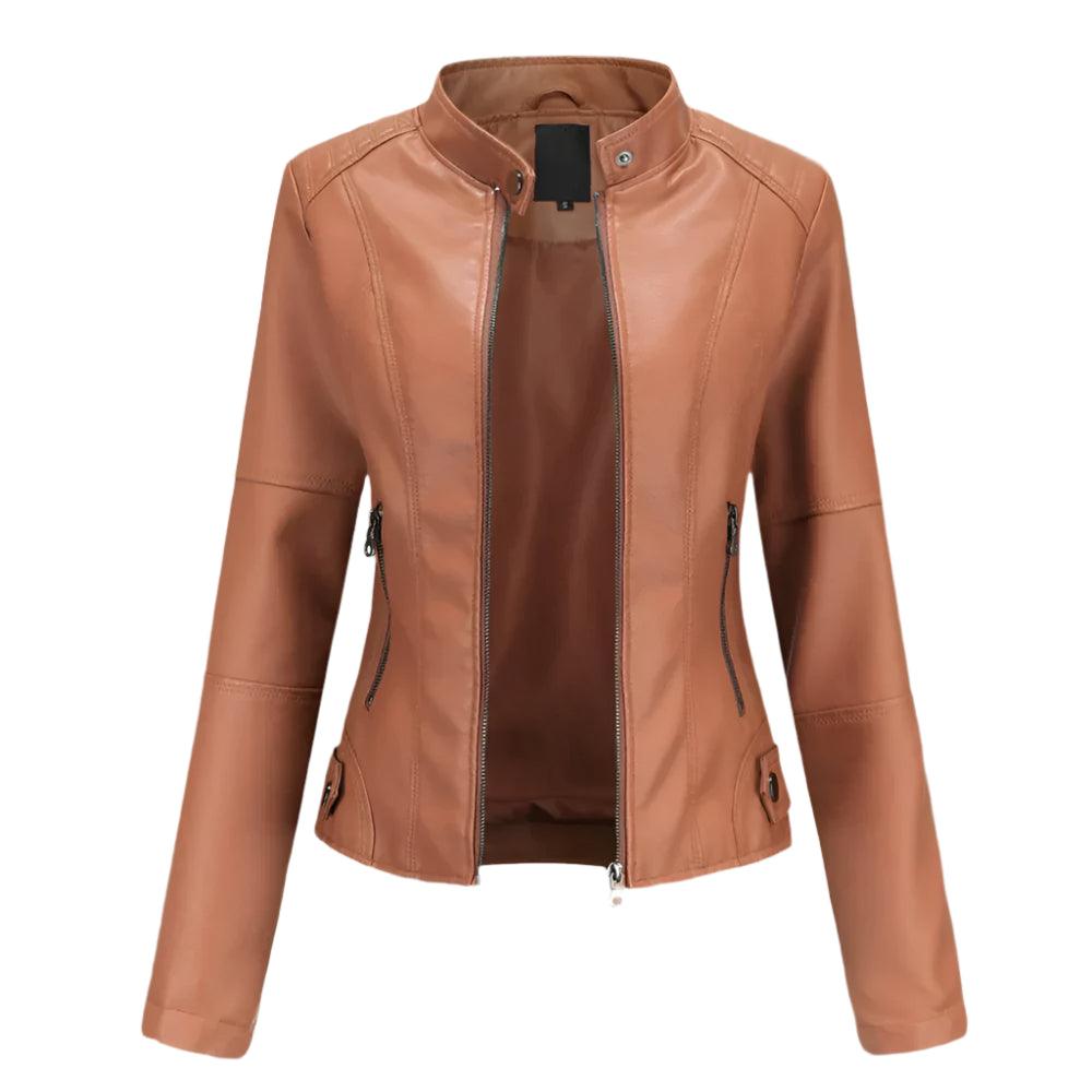 Veste en cuir pour femmes