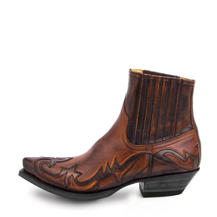 Bottes de cow-boy en cuir pour hommes et femmes